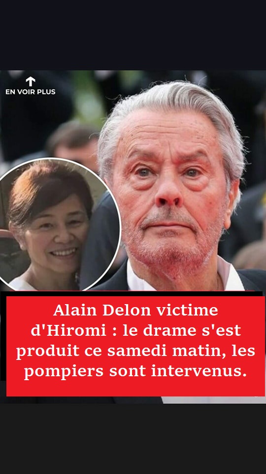 Alain Delon Victime D'Hiromi : Le Drame S'est Produit Ce Samedi Matin ...